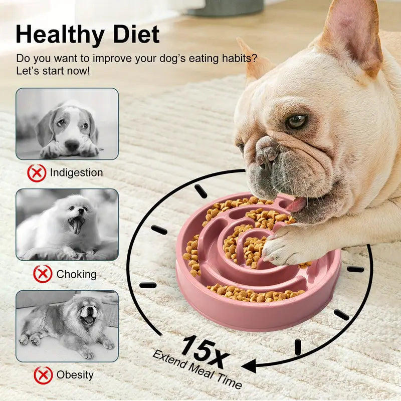 Bark & Buff™ Pet Slow Feeder Bowl