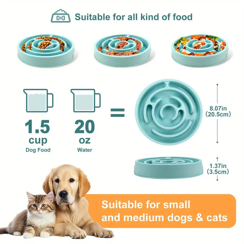 Bark & Buff™ Pet Slow Feeder Bowl