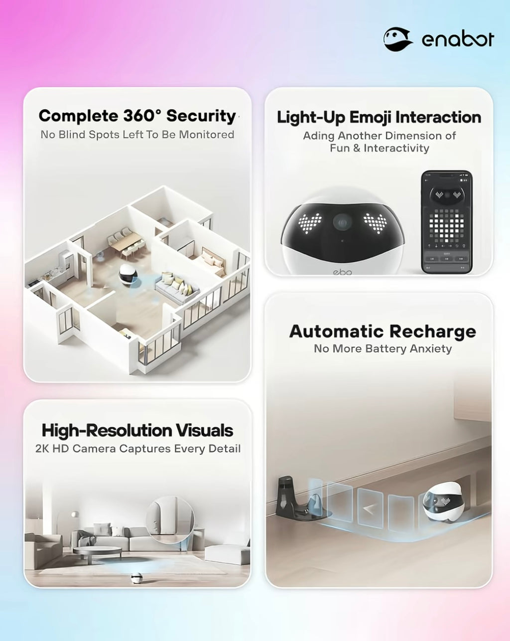 Enabot Ebo Air 2 Pet camera Robot