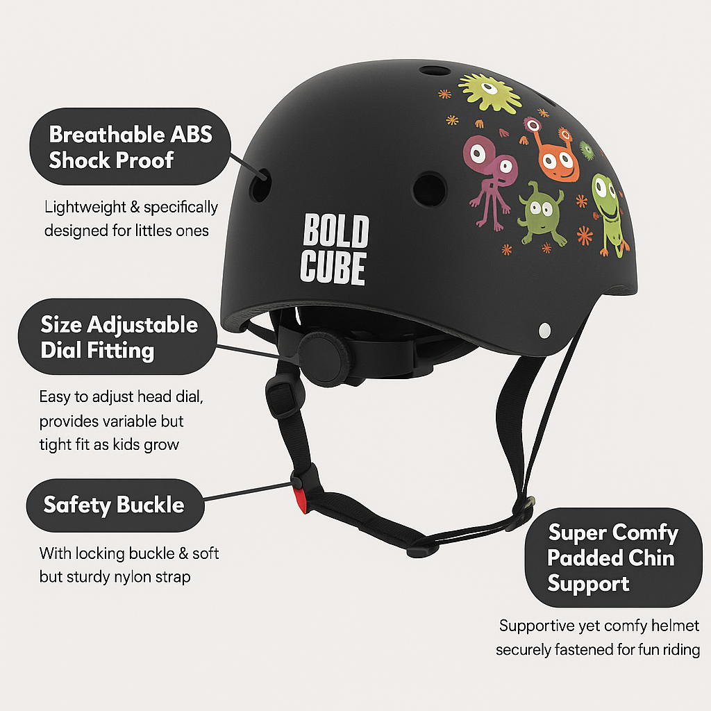 Cuddle Cove™ Monster Glider" Kids Helmet