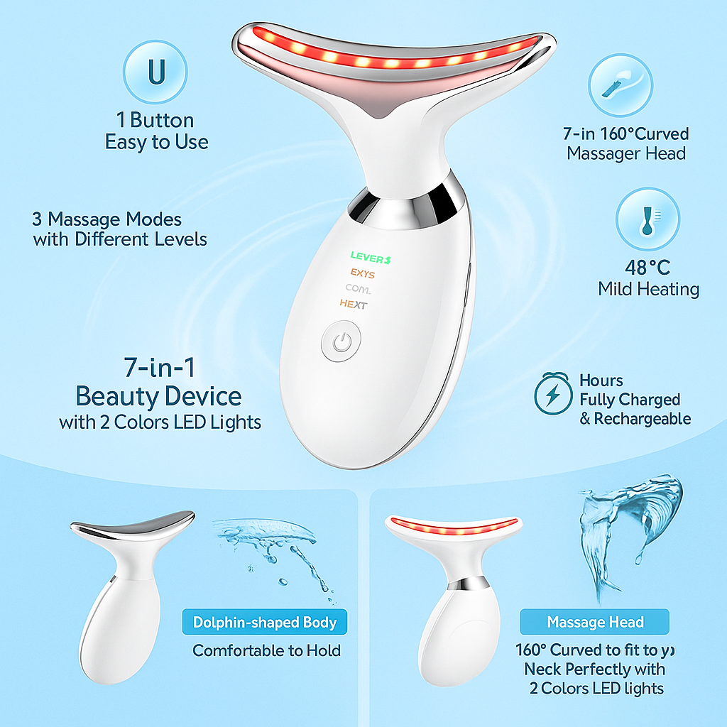 Cuddle Cove 7-in-1 Face Massager